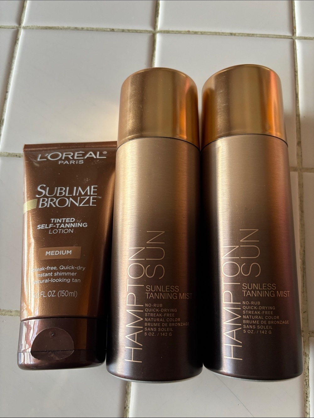 Sublime Bronze & Hampton Sun Sunless Tanning Set in Bronze